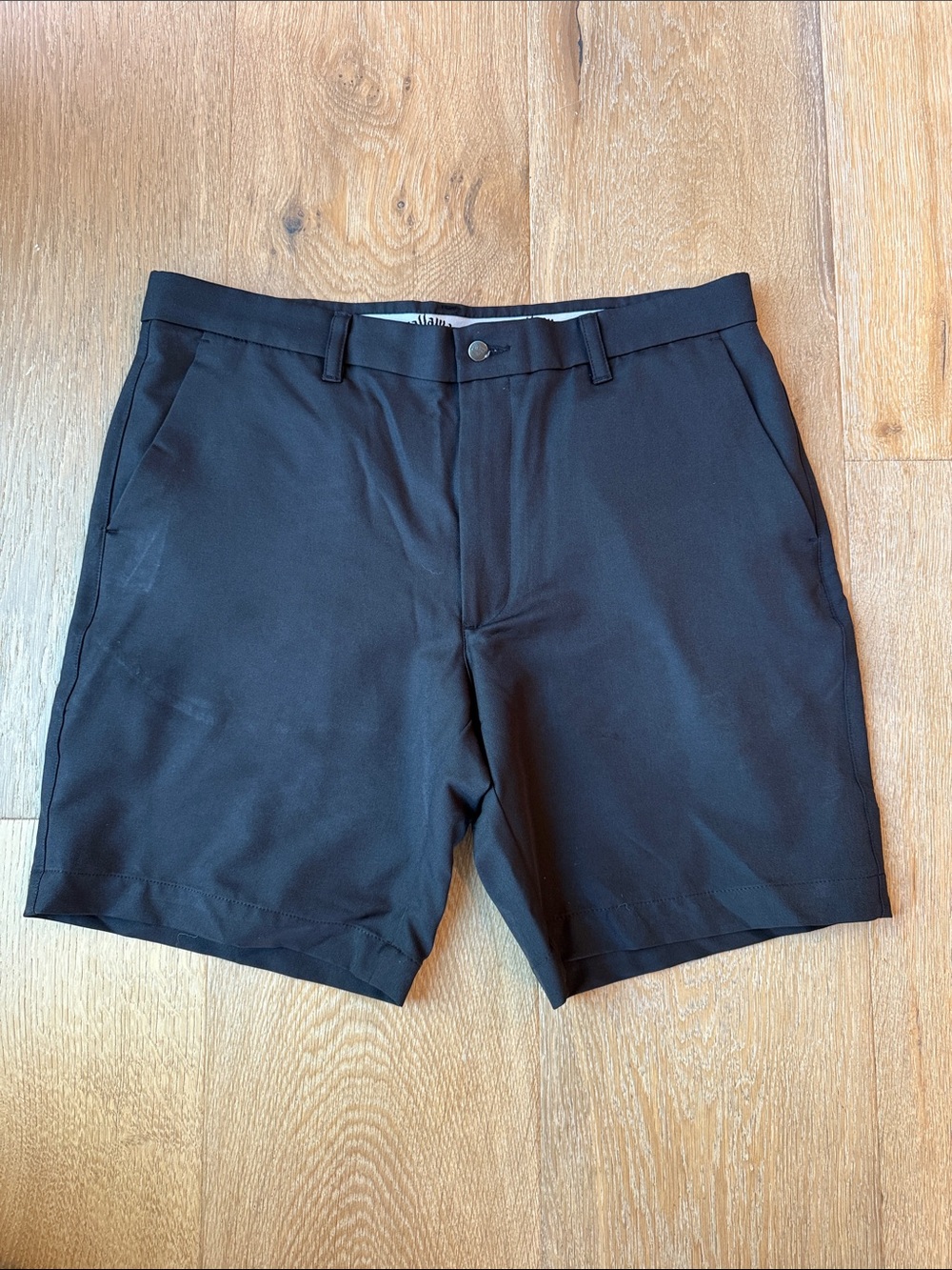 Callaway Black Flat Front Golf Shorts size 36